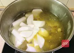 Illustration of how to make sour radish and duck soup 9