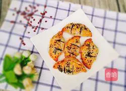 Illustration of how to make open bean paste cake 11