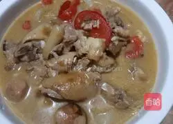 Illustration of how to make pig's trotter soup 6