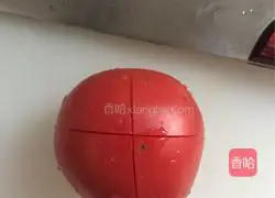 Illustration of how to make tomato and egg soup 1