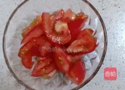 Illustration of how to make tomato enoki mushroom soup 2 