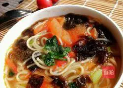 Home-style noodle soup recipe 10