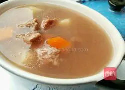 Illustration of how to make carrot, beef and beans soup 8