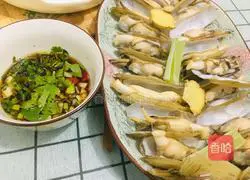 Illustration of how to make steamed razor clams 6