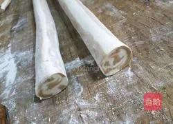 Illustration of how to make two-color steamed buns 4