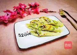 Illustration of how to make cucumber pancakes 13