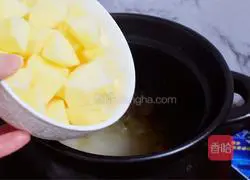 Illustration of how to make Tremella and Apple Soup 9
