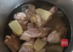 Illustration of how to make fish maw, pork belly and chicken 5