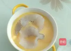 Illustration of how to make shrimp and egg custard 8