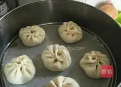 Illustration of how to make mushroom and vegetable buns 12