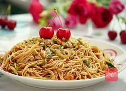 Illustration of how to make cold noodles 12