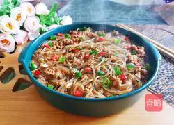 Illustration of how to make minced meat vermicelli 13