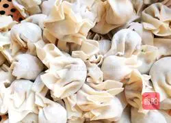 Illustration of how to make mushroom wontons 11