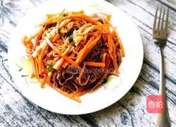 Purple sweet potato cold noodles recipe 17