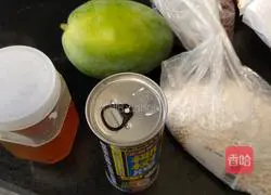 Mango milk sago recipe illustration 1