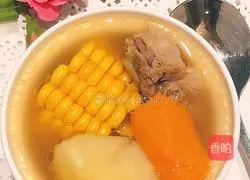 Illustration of how to make carrot, potato and corn soup 6