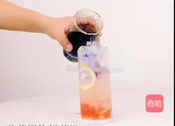 Galaxy ice tea, illustration of how to make hot summer ING 6