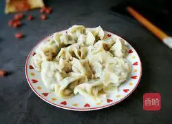 Illustration of how to make chrysanthemum and shrimp dumplings 15
