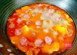 Tomato, egg and beef brisket soup recipe 15
