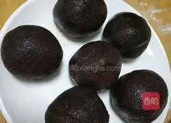 Illustration of how to make bean paste buns 4