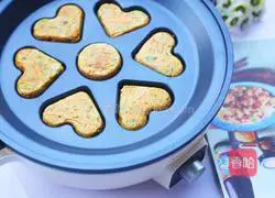 Illustration of how to make chive and carrot egg pancake 11