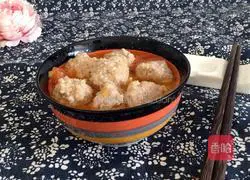 Illustration of how to make tomato and meatball soup 8