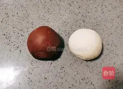 Illustration of how to make cocoa taro mud shell buns 8