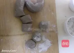 Dark whole wheat noodles, plain filling Illustration of how to make steamed buns 11