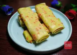 Illustration of how to make carrot egg rolls 21