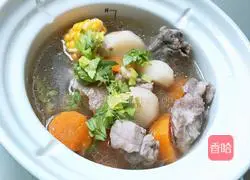 Carrot, Corn and Spare Ribs Soup Recipe Illustration 4