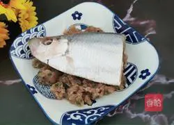 Illustration of how to make salted anchovy with steamed minced meat 4