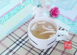 Illustration of how to make grapefruit honey tea 4