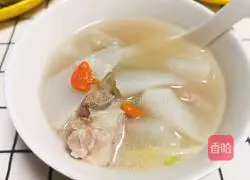 White radish pork ribs soup recipe 9