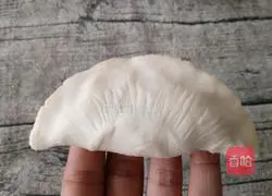 Illustration of how to make open bean paste cake 5