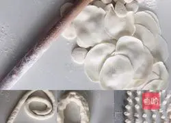 Illustration of how to make dumplings stuffed with cabbage, fungus and sea rice 5