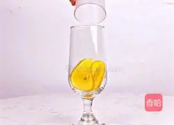 Illustration of how to make fresh orange fruit coffee 2