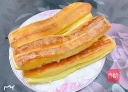 Illustration of how to make cornmeal fried dough sticks buns 8