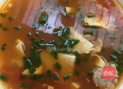 Tomato, Tofu and Meatball Soup Recipe Illustration 15