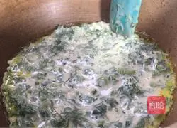 Illustration of how to make fennel cake 5