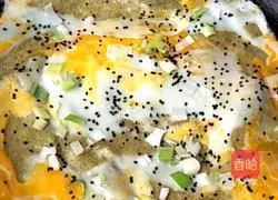 Illustration of how to make pancakes and fruits 12