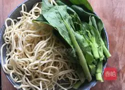 Steam Illustration of making noodles 4