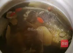 Spleen and Stomach Fish Illustration of how to make soup 5