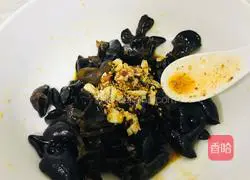 Illustration of how to make cold black fungus 16