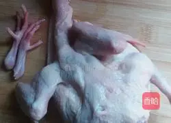 Illustration of how to make ginseng and pigeon soup 1 