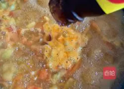 Tomato and Egg Gada Soup Recipe Illustration 17