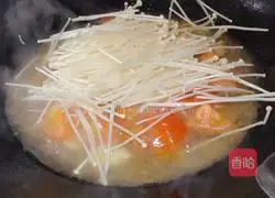 Enoki mushroom tomato soup recipe 6