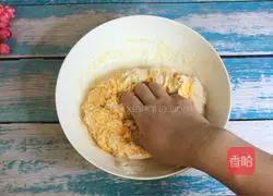 Illustration of how to make pumpkin chive rolls 8