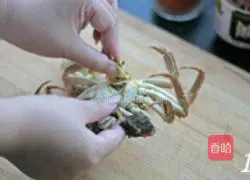 Illustration of how to make spicy crab 1
