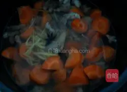 Illustration of how to make carrot stewed with mutton 6