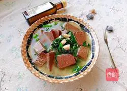 Duck blood spinach soup recipe 15
